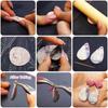 Large Size and Small Size Clay Polymer Plastic Earring Mold Clay Cutting Diy Basic Geometry Soft Pottery Earring Mold