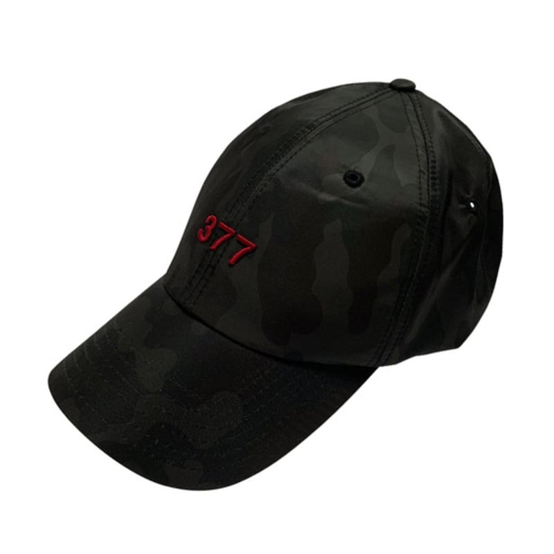 

377PLACE Camo Daily Cap Black/Red FREE
