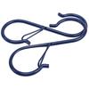 Windproof S-hook Metal Hook Without Drilling, Bathroom Anti-drop Storage S-shaped Spring Buckle Anti-disengagement Hook
