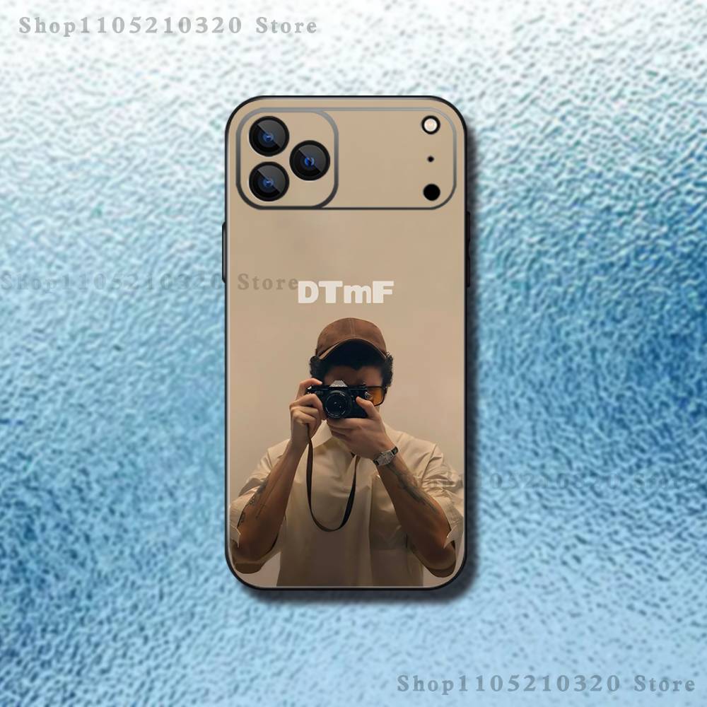 B-Bad B-Bunny singer Phone Case For iPhone 17,16,15,14,13,12,11,Pro Max,XSX,,XR,SE,Mini,8,7,Soft Silicone Black Cover