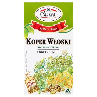Malwa Herbatka Ziołowa Koper Włoski 30 G (20 X 1,5 G)