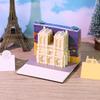 3D Paper Carving Art Craftwork Memo Pad Notepad Note Pad Desk Decoration Creative Diy Decorative Gift For Christmas Housewarming