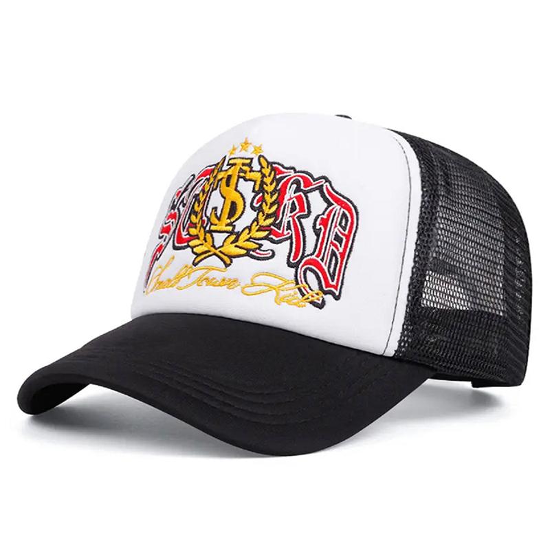 2026 New Fashion HipHop Hat ST Mai Sui Embroidery Street Skateboarding Hat Outdoor Leisure Sunshade Baseball Hat Unisex Mesh Hat