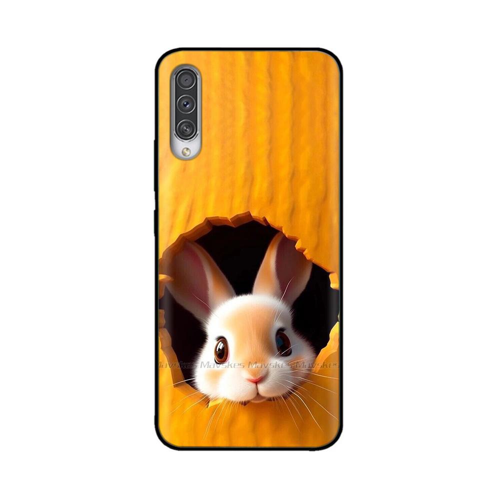 For Samsung Galaxy A50 Case Printed Cartoon Soft TPU Case Silicone Shockproof Back Cover For Samsung A50 A 50 Funny Phone Cases