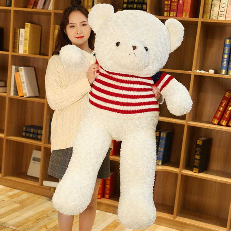 Clothes Teddy Bear Doll Plush Teddy Bear Sweater Hug Bear Doll Girl Soothing Ragdoll