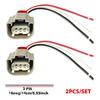 2pc For Ford Ranger T6 2.2 3.2 TDCi 2011-2025 DPF Exhaust Gas Pressure Sensor 3Pin Plug Connector Harness Wiring