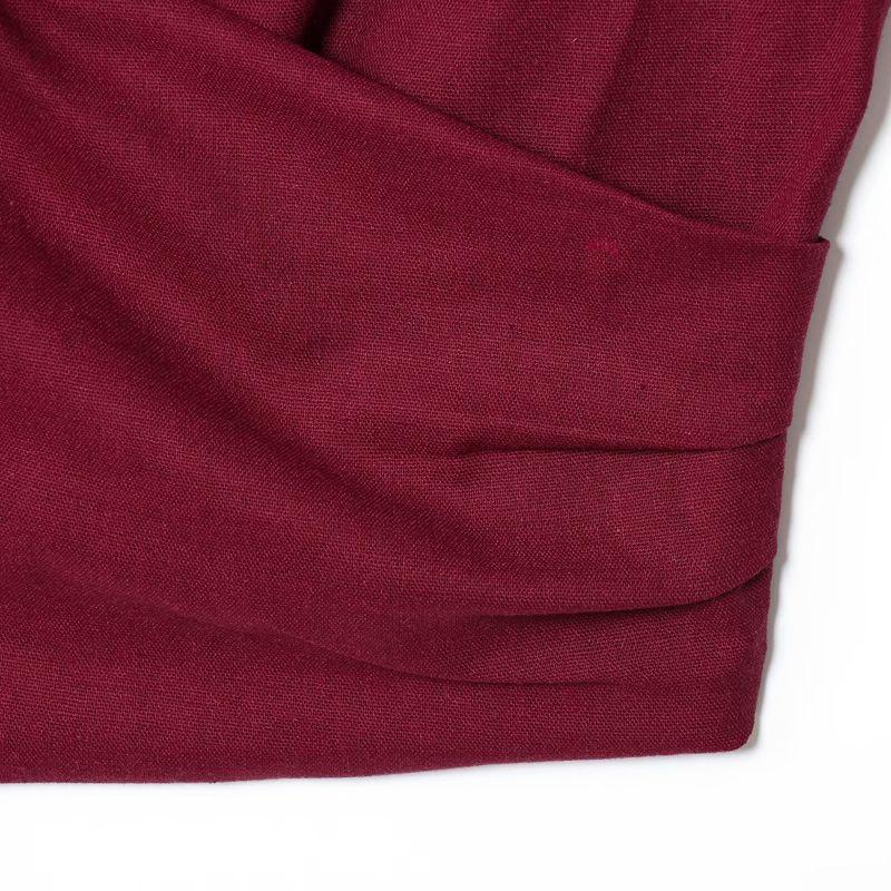 Kaslead New Women Clothes Western Style Blended Double Placket Top Casual Shorts 8026709 8249709