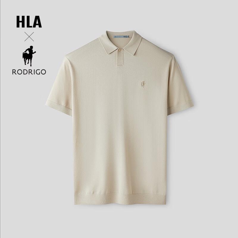 HLA Men s Rodrigo Light Business Short Sleeve Knit Polo Shirt 2XL