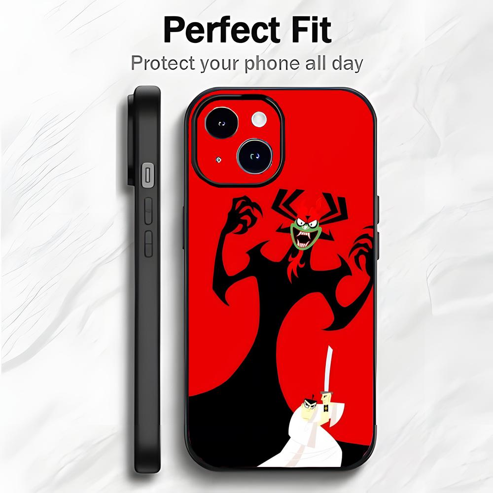 Adventure Cartoon Movie S-Samurai Jack Phone Case Phone Case Soft Packaging Lightweight For iPhone17 16 15 14 13ProMax
