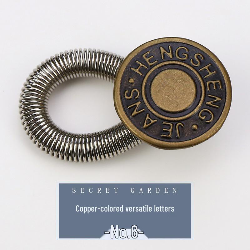 Adjustable No-Sew Waist Extender Button