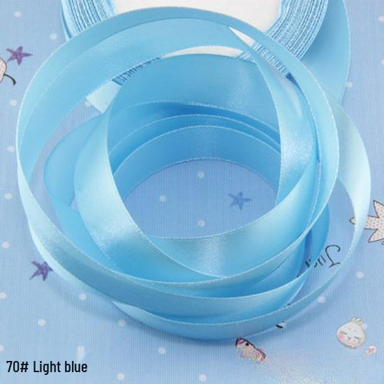 2cm Satin Polyester Ribbon for Gift, Souvenir Packaging, Wedding Cake Decoration, and Binding.