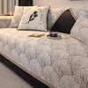 Chenille Sofa Cover Floral Print Modern Sofa Cushion Mat All-season Universal Couch Towel For Living Room Furniture Protector