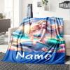 Mermaid And Dolphins Coastal Scene Blanket Home Decor Gift For Adultst52