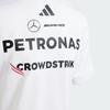 adidas X MERCEDES AMG PETRONAS F1 TEAM T-Shirt SS25 Weiß/Schwarz JX5803