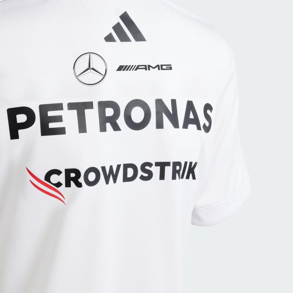 adidas X MERCEDES AMG PETRONAS F1 TEAM T-Shirt SS25 Weiß/Schwarz JX5803