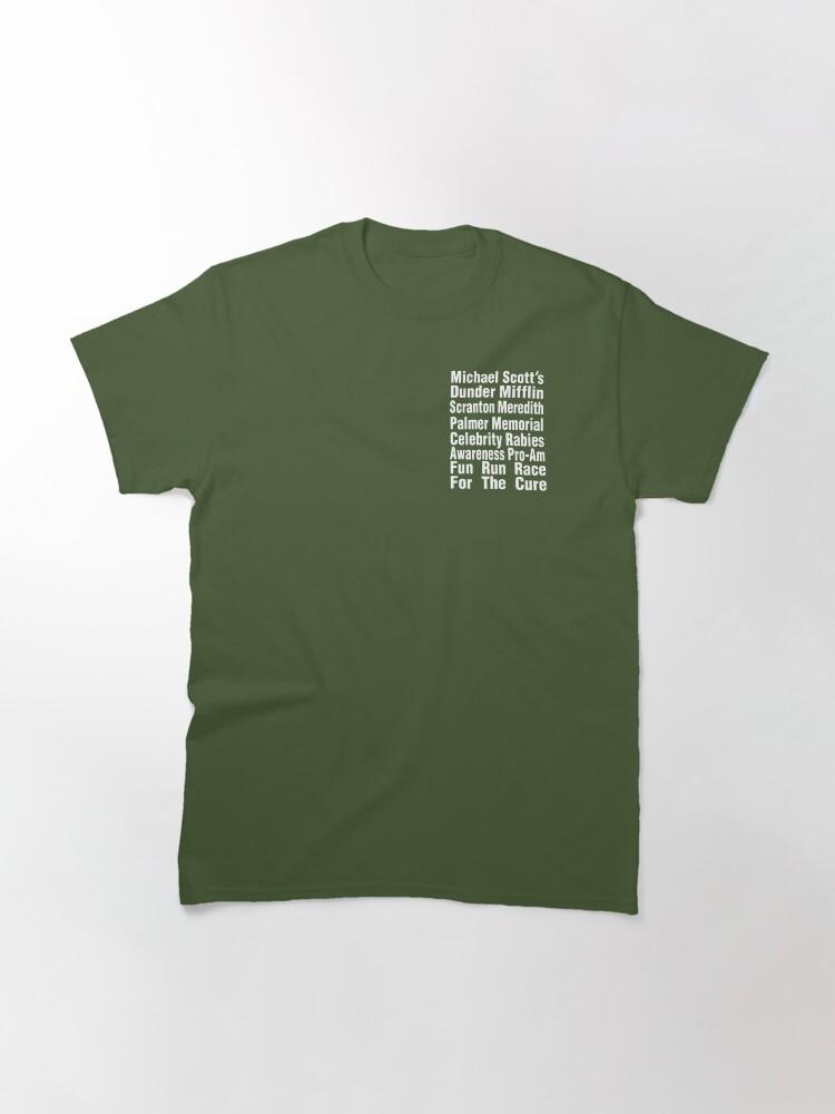 The Cure The Office T-Shirt - Michael Scott's Fun Run Race for the Cure Classic T-Shirt