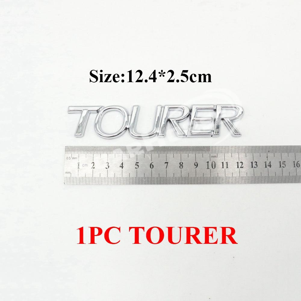 Rear Trunk Script Letter Nameplate Badge Decal Emblem Sticker For SELIMITED Tourer Chaser Platinum Vnturbo Spacio Funcargo