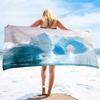 Microfiber Iceberg Beach Towel,Beach Towels Oversized, Quick Dry Sand Free Bath Towel Large, Absorbent Sup Soft Bathroom Towel