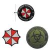 Biohazard Embroidered Velcro Patch With Nylon Polyester Material For Cosplay And Costume Accessories