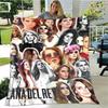 Lana Del Rey Coperta stampata sottile Morbida e confortevole Coperta per casa, viaggio, biancheria da letto regalo di compleanno