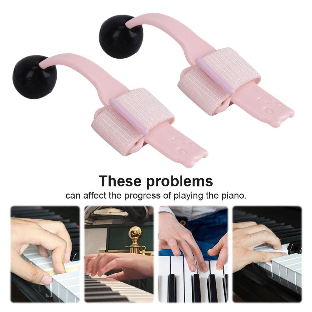 1/2Pcs Piano Gesture Corrector with Palms Finger Exercisers Piano Finger Trainer Posture Correction Tool Piano Finger Training