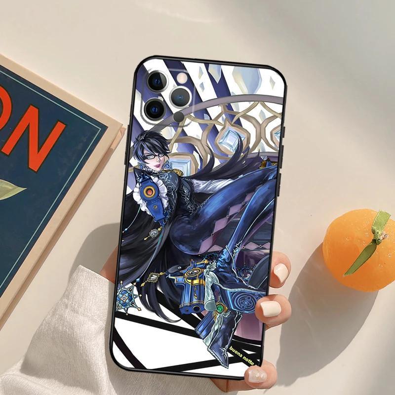 iPhone15ProMax Mobile Phone Case, Hunting Angel and Witch Mobile Phone Case, Painted Anti-drop for Anti-drop.