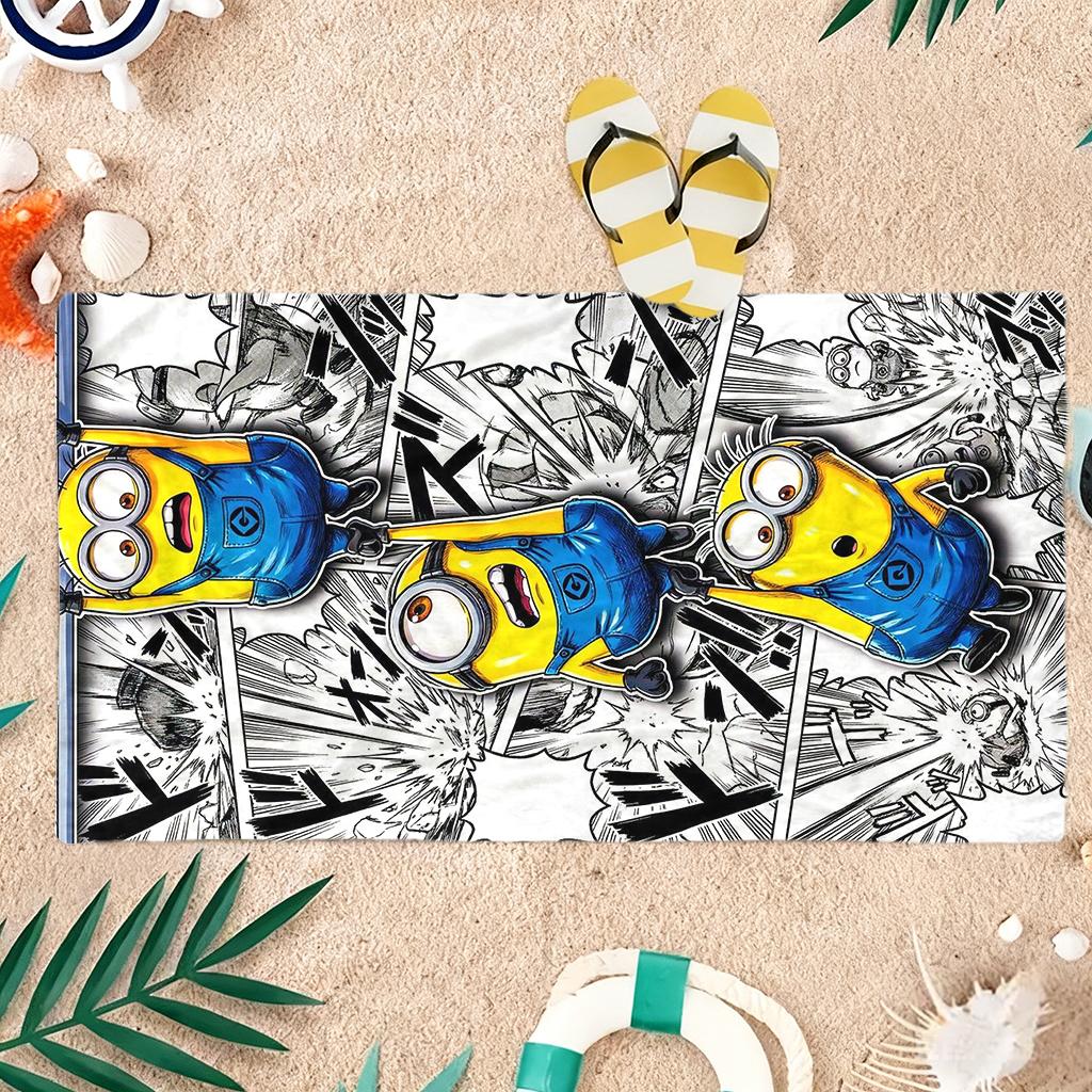 Großäugiges Süßes Wesen Bananamaster Strandtuch Schnelltrocknend Geeignet für Strandurlaub Pool Fitnessstudio Süßes Geschenk für Freunde Familien