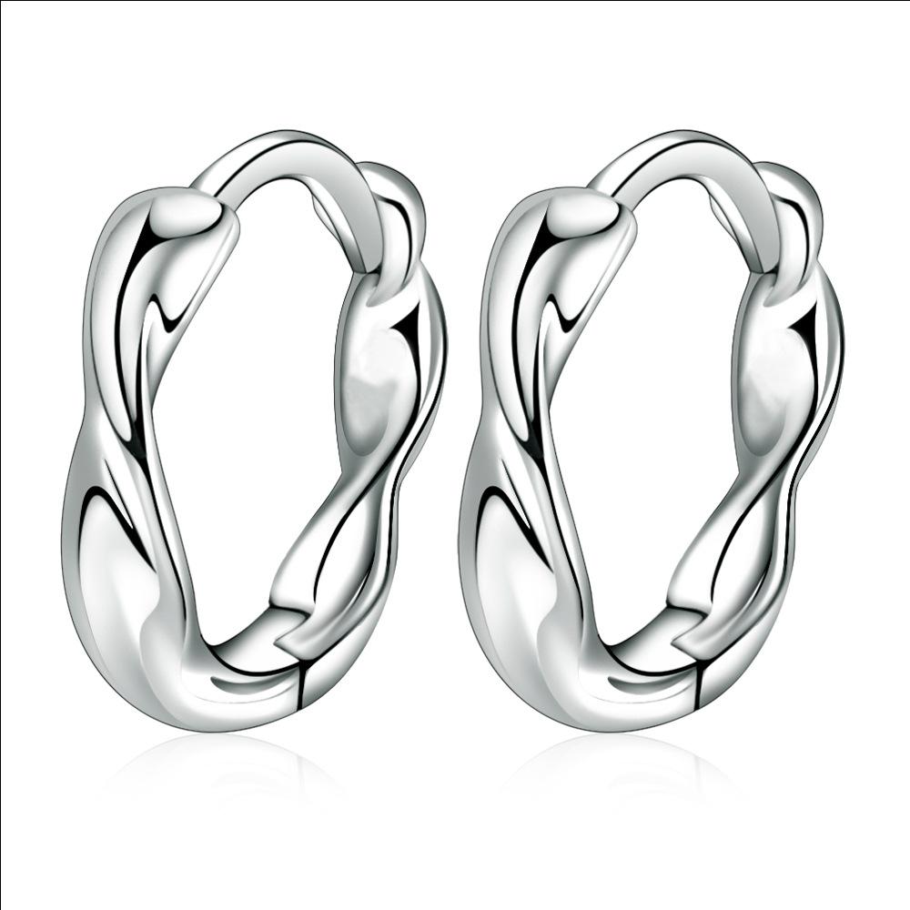 925er Sterlingsilber Modische Leichte Luxus Mobius Ohrringe Geburtstagsfeier Jubiläumsgeschenk
