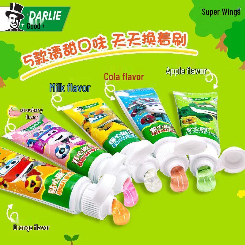 Darlie Kinder-Fluorid-Zahnpasta Super Wings 5er-Pack