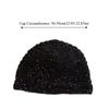 Korean Hand-woven Flower Knitted Caps Y2k Versatile Sequin Crochet Hat Hollow Thin Beanies Cap Spring Summer