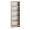 Sonoma Oak Office Bookcase 60 CM 5 Shelves Loft Toy Shelf