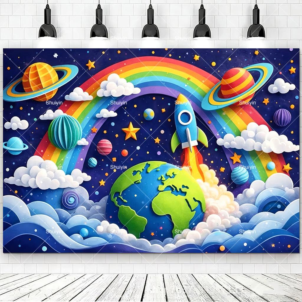 Astronaut, Rocket, Planet, Astronaut, Decorations for Kids, Party Supplies, Baby Photography Accessories, Gifts