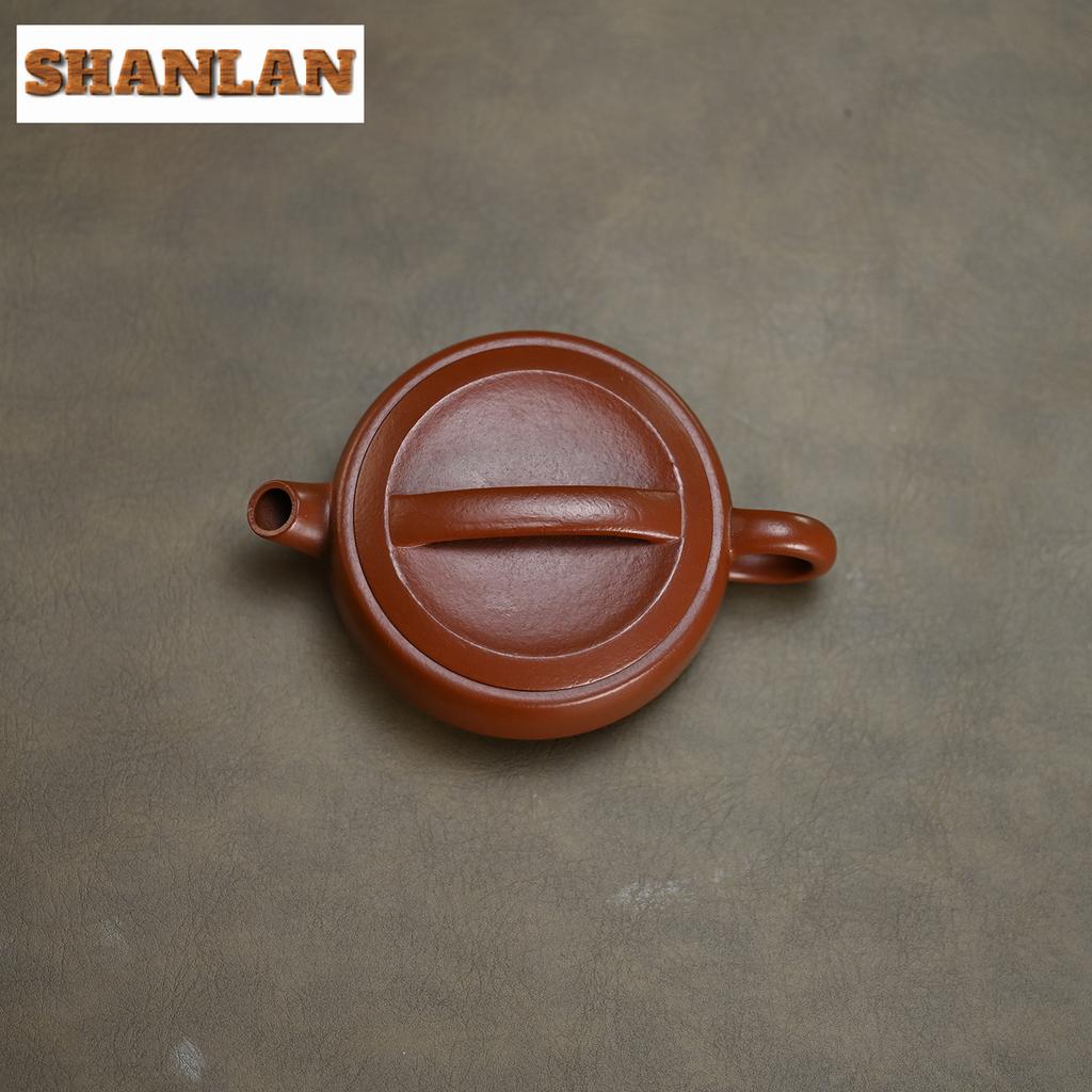100ml Yixing Purple Clay Teapots Handmade One Tile Pot Raw Ore Zhu Mud Kettle With Infuser Chinese Zisha Tea Set Cafes Supplies