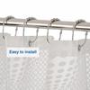 12Pcs Shower Curtain Hook Heavy Duty Stainless Steel Five Balls Universal Shower Rod Ring Hanger Holder Bathroom Supplies