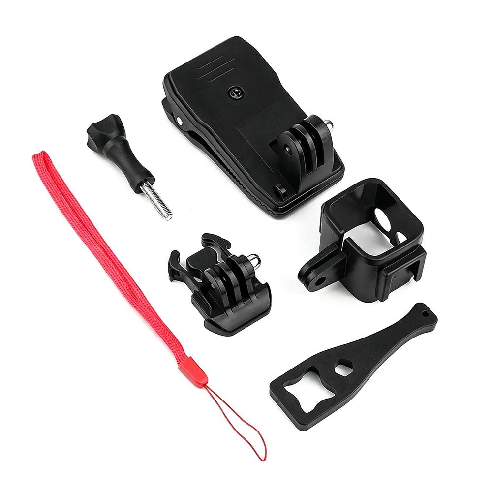 360° Rotatable Backpack Strap Hat Belt Clamp Mount Wearable Camera Holder POV Shooting For DJI Osmo Pocket 3 4 4 Pro Accessories