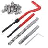 25Pcs M7x1 Threaded Insert Kit Metric Threading Tool  for Auto Parts and Processing Machinery