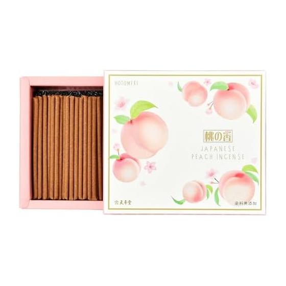 Incense Stick [Peach Incense] Stick 7cm Mini Size Healing Relaxing Peach Scent Aroma Incense Indoor Incense Gift