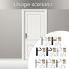 Stainless Steel Entry Door Handle with Lock and Key AntiRust Door Handle Lock for Screen Door Patio Door Easy To Instal
