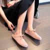 Bow Flat-bottomed Bag Head Slippers Women's 2025 Spring New Soft-soled Retro Versatile One-pedal Boken Half Slippers