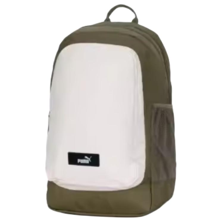 New PUMA Fabric Backpack Unisex Olive Green & White 090697-13XYY20250708365996