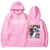 Unisex American Tide Brand Letter Print Hoodie - Spring/Autumn Loose Fit Sweatshirt for Couples