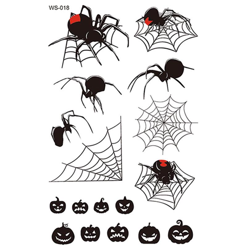 Wasserdichte realistische Halloween Horror Tattoo-Aufkleber