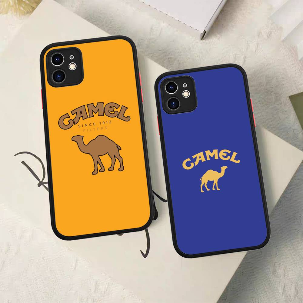 Vintage Camel Cigarettes Phone Case For IPhone 16e 16 15 14 13 12 11 Pro Max X XS MAX Plus Spuerstar Matte Cover
