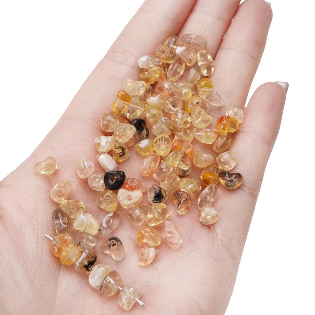 10g unregelmäßige Halo gebeizte kleine Kiesperlen Acryl lose Distanzperlen für DIY handgefertigte Armbänder Halskette Schlüsselanhänger Schmuckherstellung Zubehör