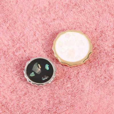 10Pcs Natural Shell Buttons High-End Sweater Jacket Metal Buttons Versatile Coat Cuffs Cardigan High-End Buttons