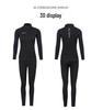2025 Unisex 3mm Thickened Wetsuit for Snorkeling, Surfing & Diving – Warm, Cold-Proof, Split Long Sleeve Design
