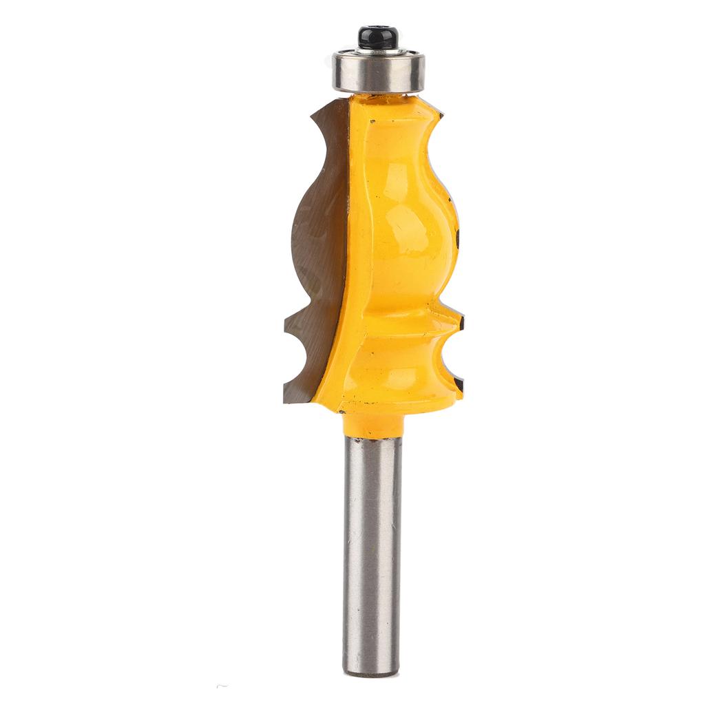 8mm Shank Woodworking Fishtail Handrail Router Bit Edge Finishing Milling Cutter