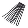100Pcs Drinking Straws Black Flexible Wedding Party Supplies Drinking Straws Kitchen