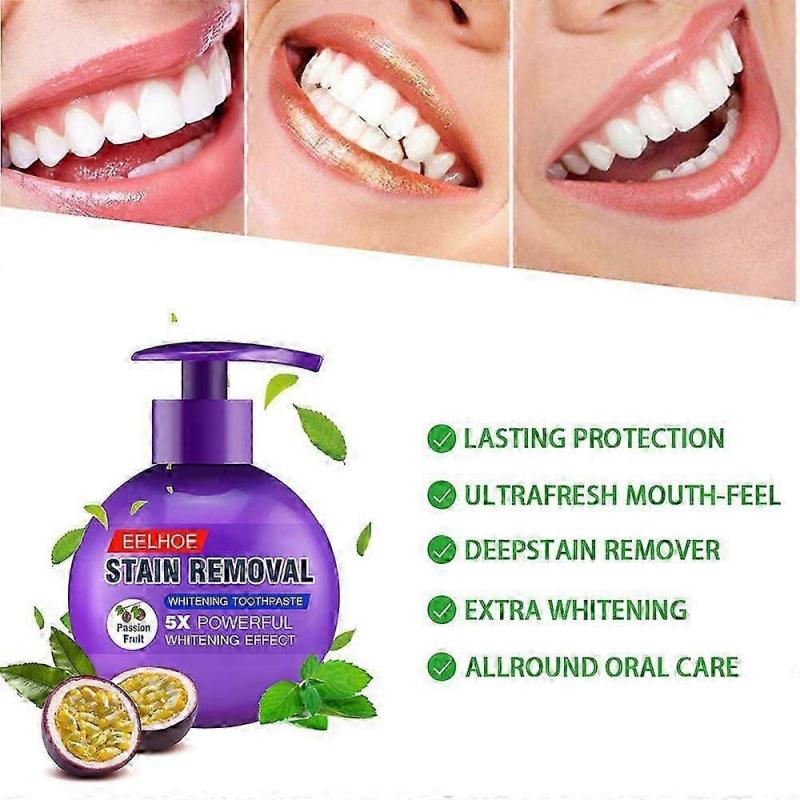 Baking Soda Toothpaste for Stain Removal & Whitening, Fights Bleeding Gums, Deep Cleans & Brightens Teeth, Fresh Breath, 120g