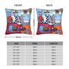 Federe Quadrate Cartoon Trotro Poliestere Divano Animazione Francese Custodia Cuscino Decorazione Casa Creativa Federa Cuscino 45*45